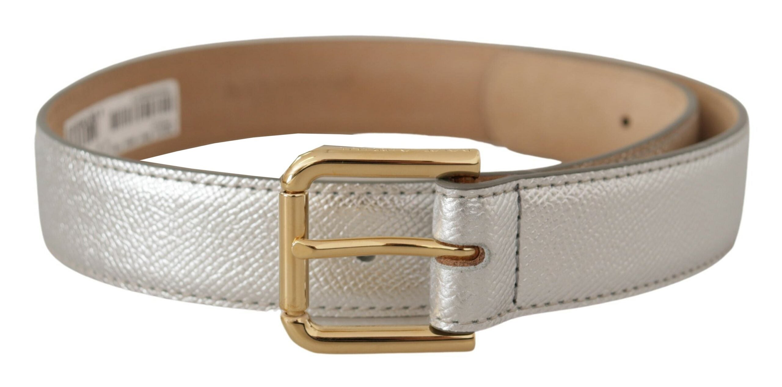 Authentic Louis Vuitton Green Gold Buckle Belt Leather For 60-70cm Women
