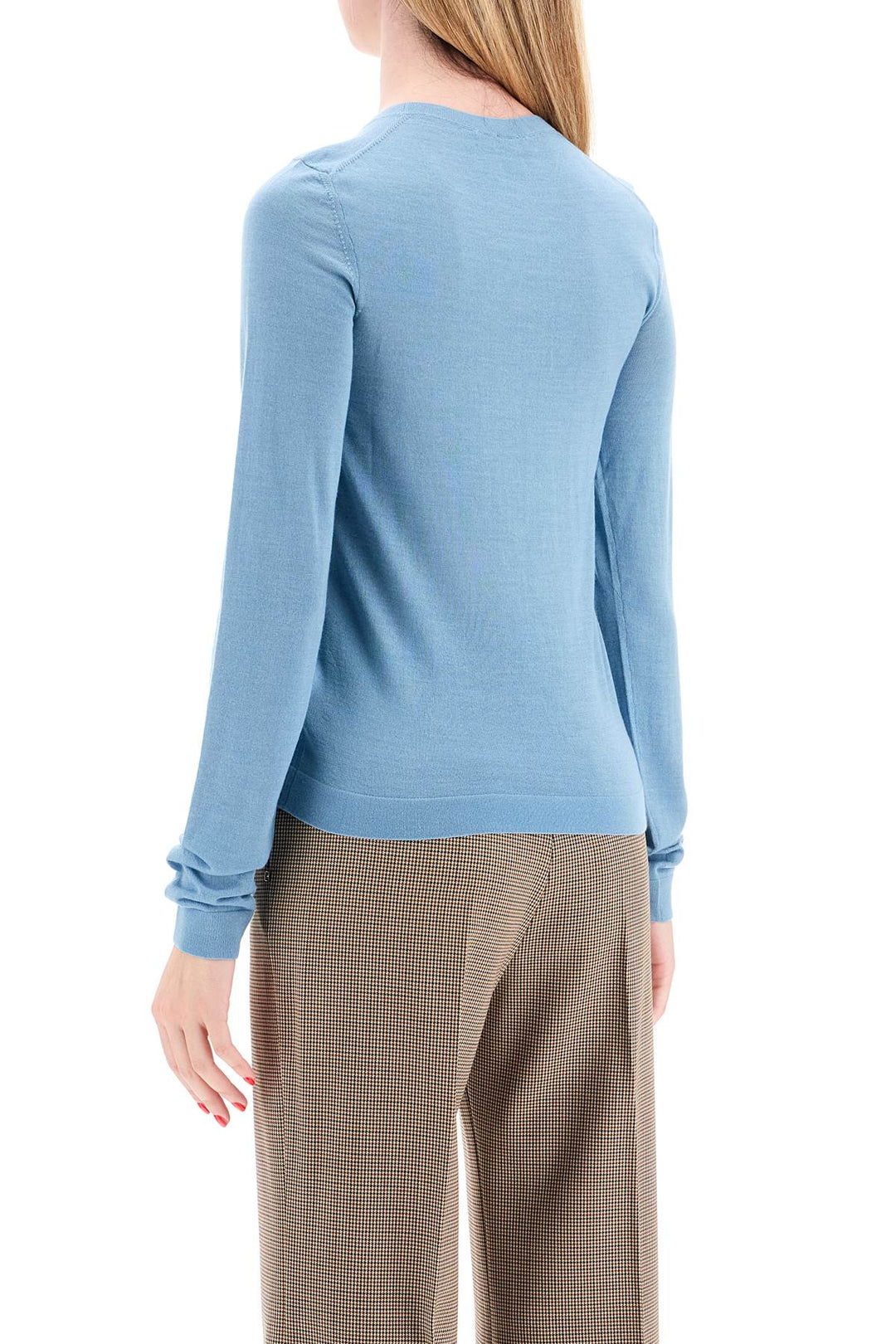 "cashmere and silk blend sweater-2