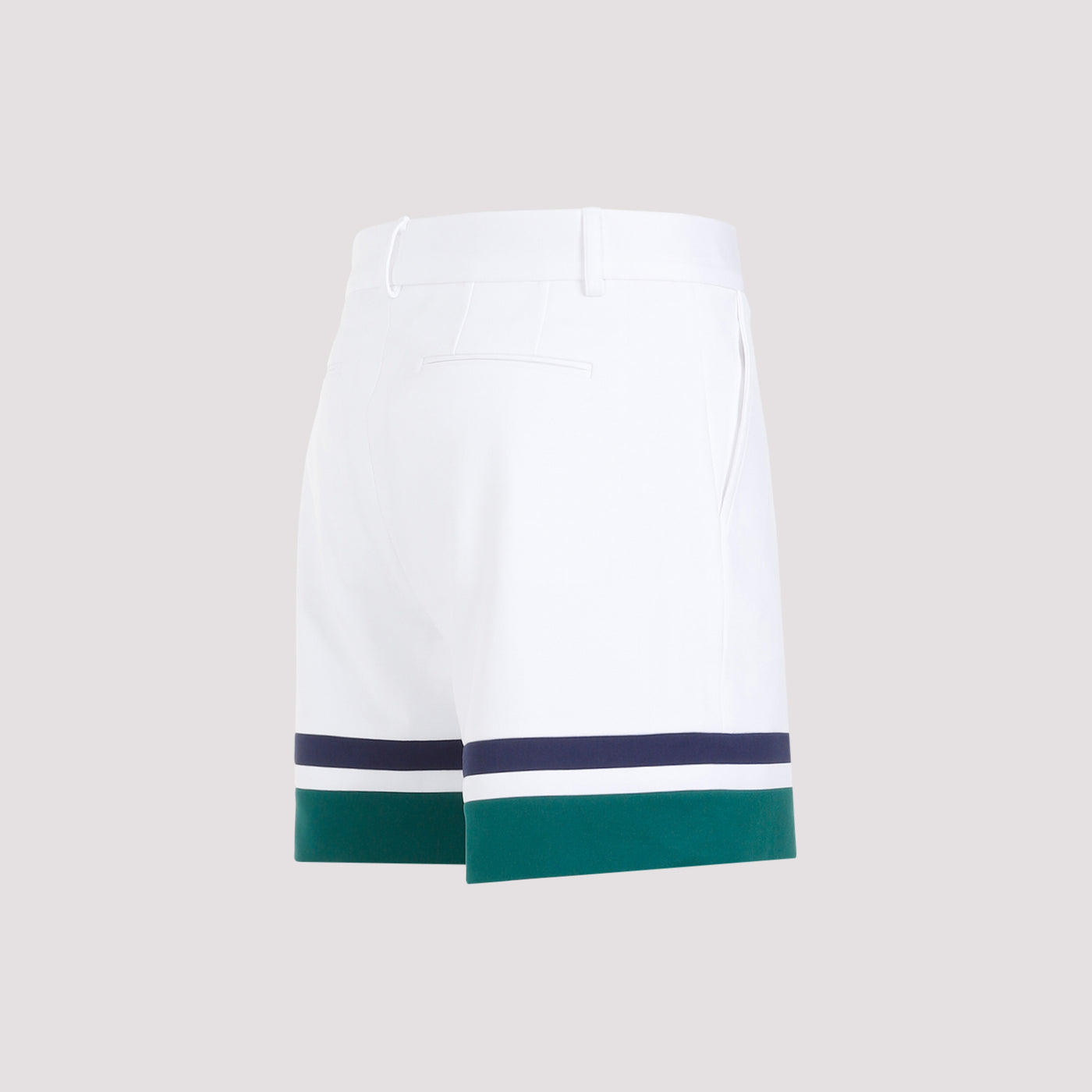 White Midnight Sail Tailoring Shorts-4