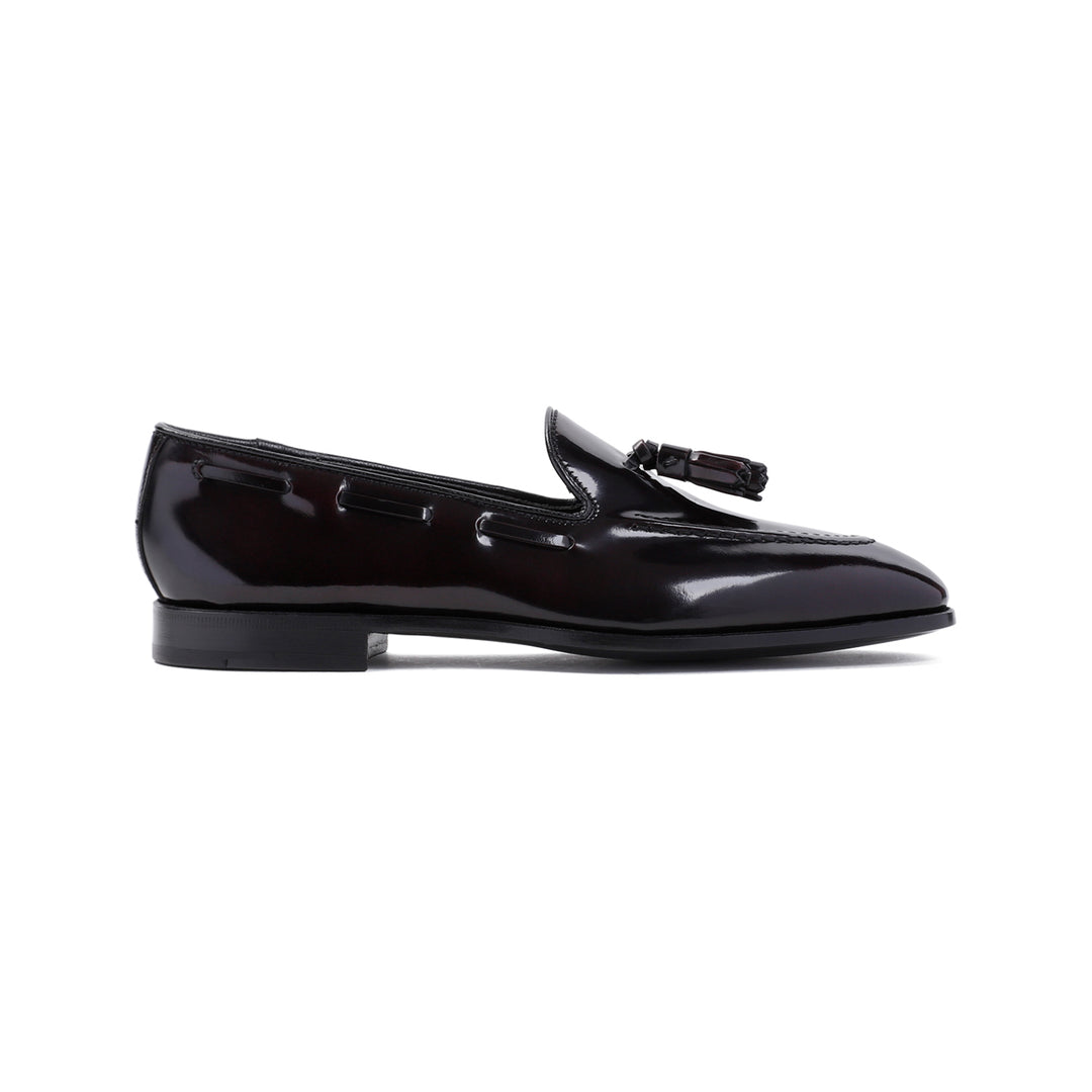 Burgundy Maidstone Calf Leather Loafers-1