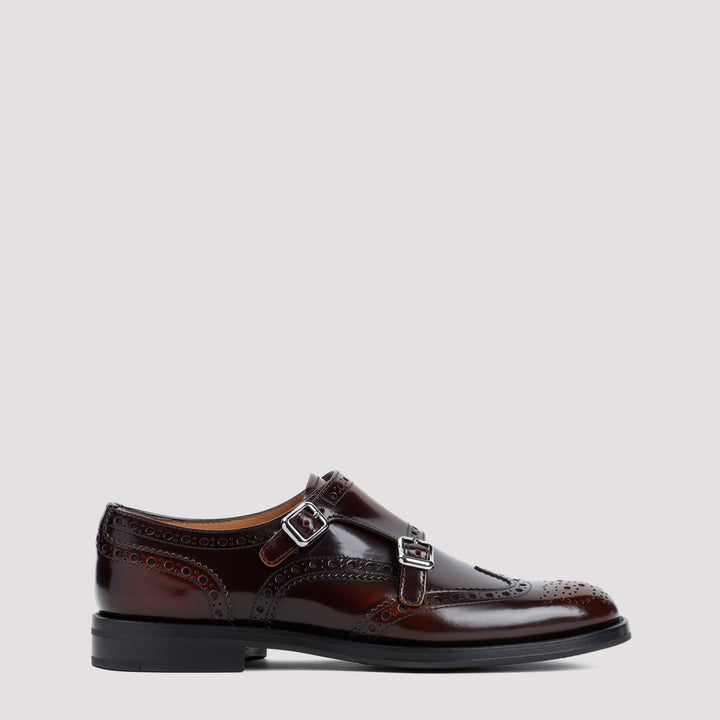 Brown Lana Calf Leather Loafers-0