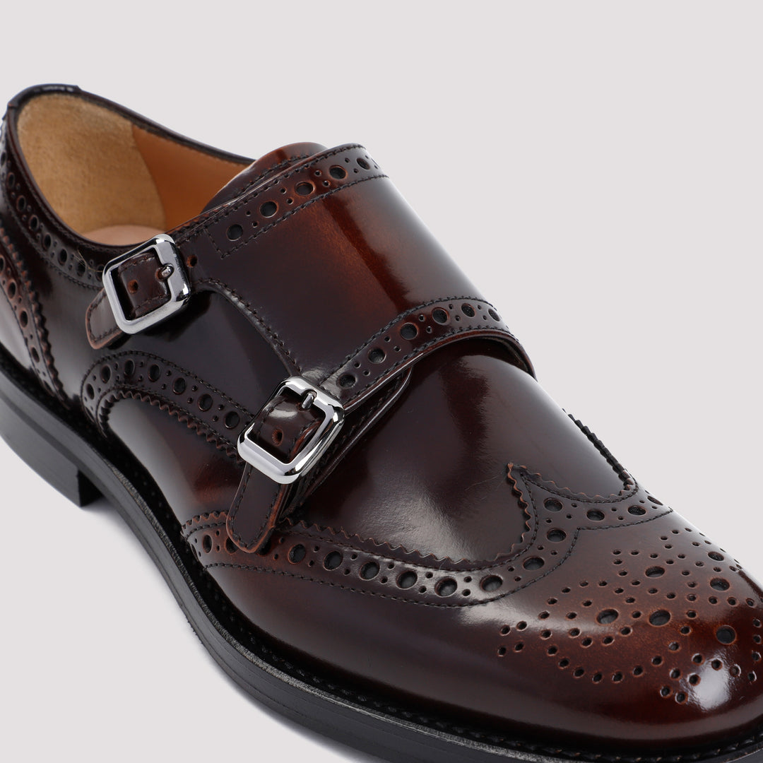 Brown Lana Calf Leather Loafers-5