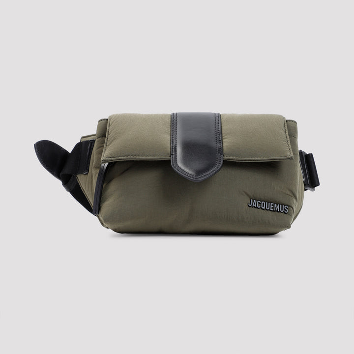 Khaki Green Cotton Le Banane Bambino Belt Bag-7