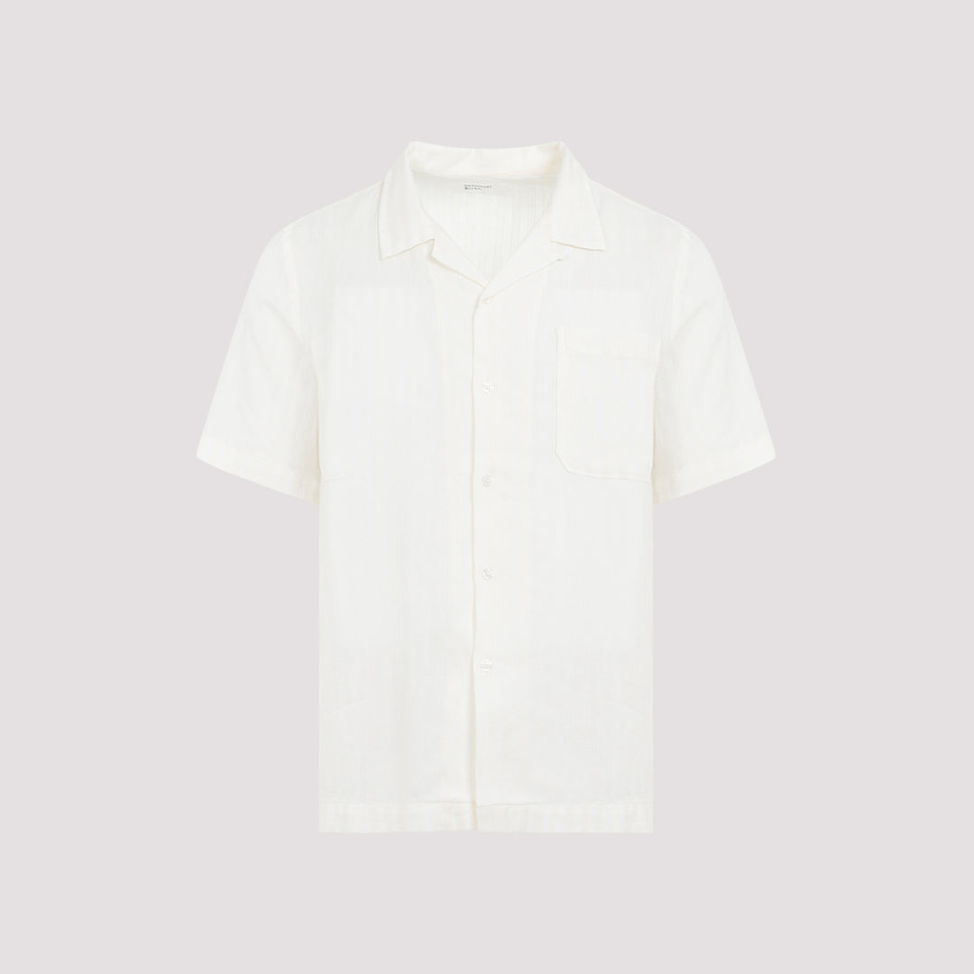 Ecru Cotton Shirt-0