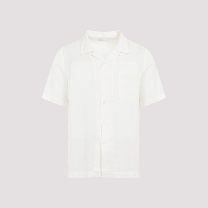 Ecru Cotton Shirt-0