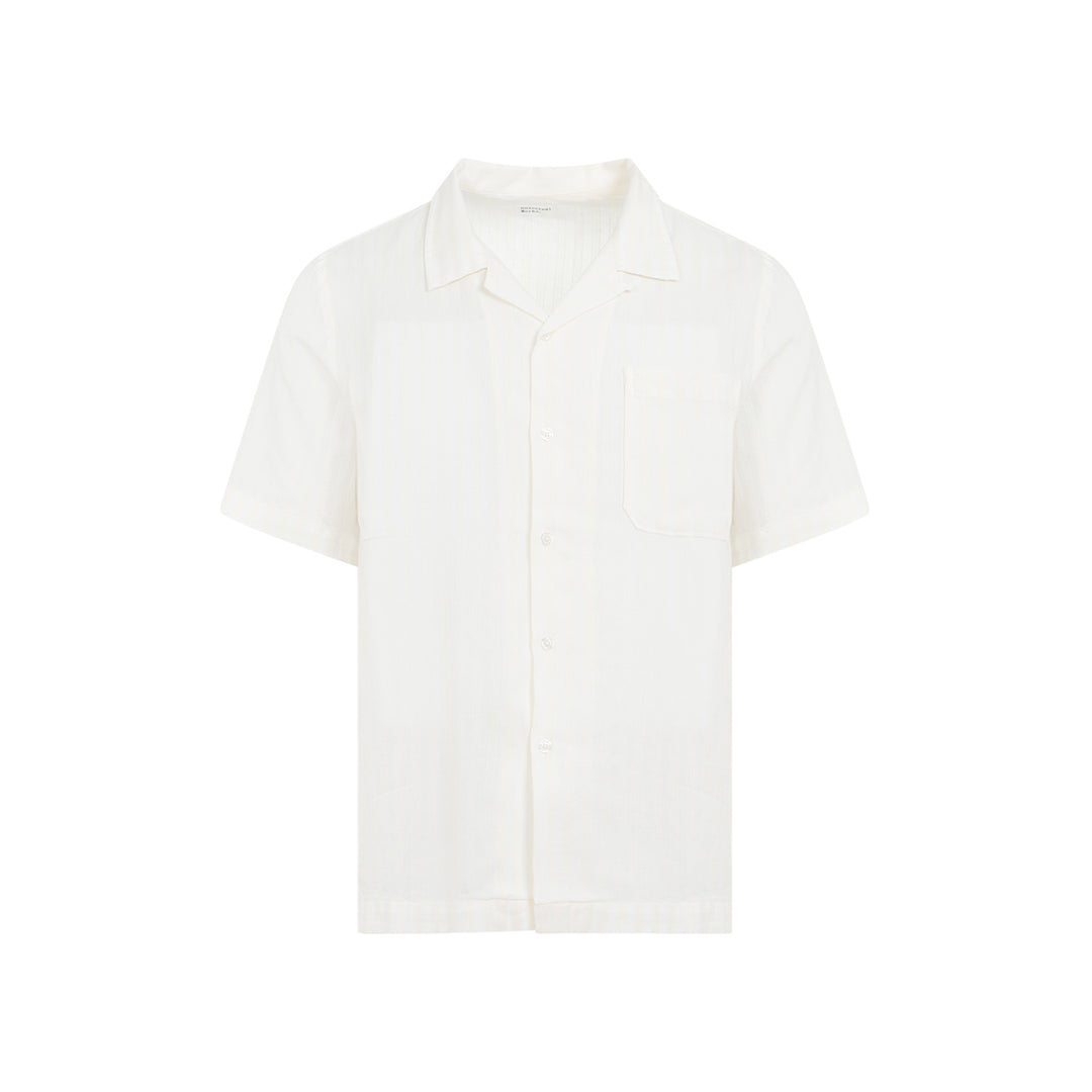 Ecru Cotton Shirt-1