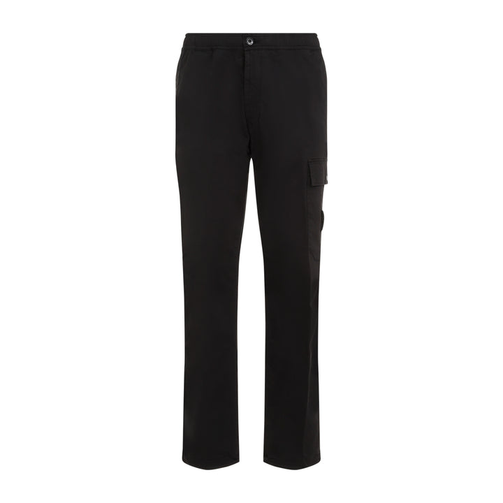 Black Cotton Ghost Regular Pant-1