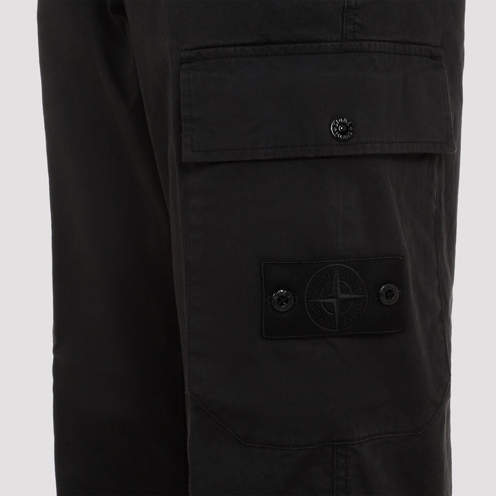 Black Cotton Ghost Regular Pant-4