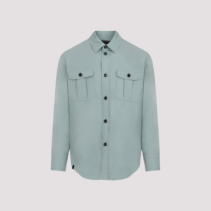 Blue Water Silk Shirt-0