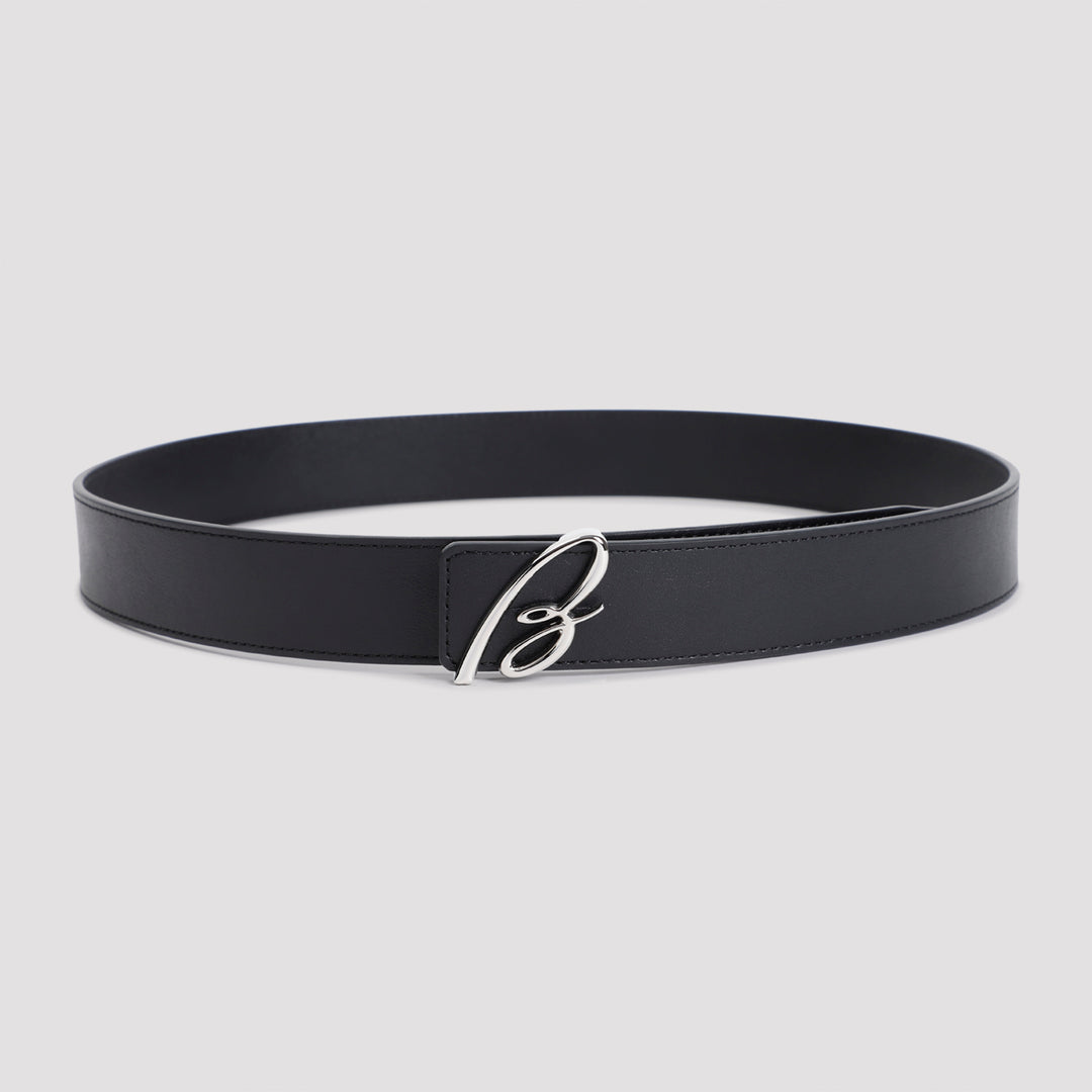 Black Leather Belt-2