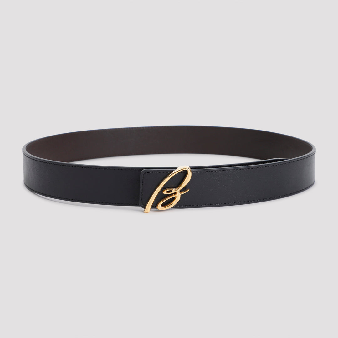 Black Coffee Leather Belt-0