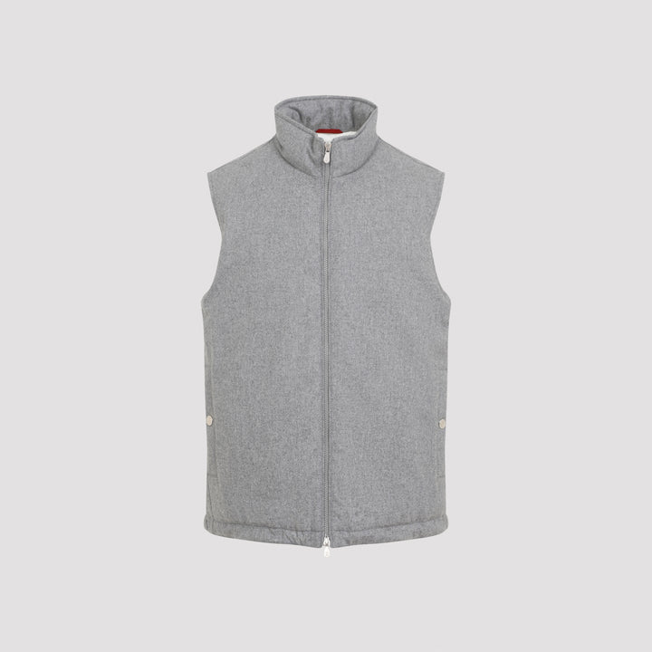 Light Grey Wool Vest-0