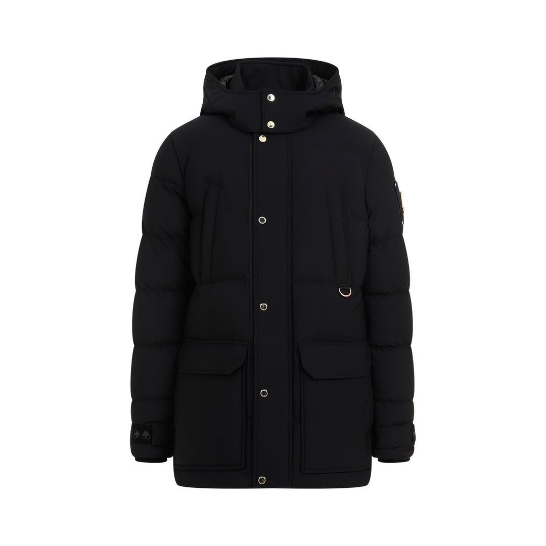 Black Cotton Valleyfield Gold Jacket-1