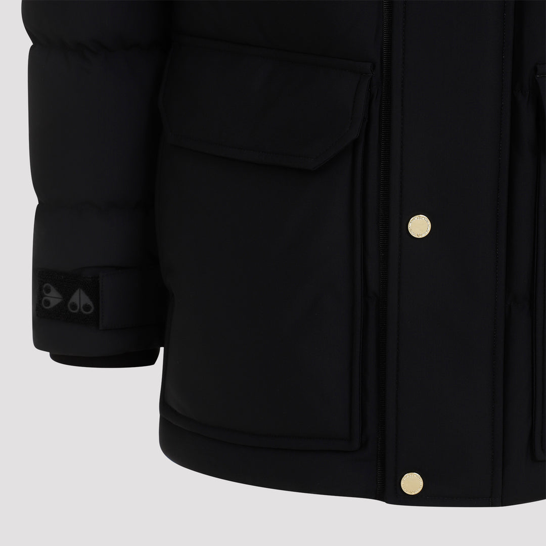 Black Cotton Valleyfield Gold Jacket-4