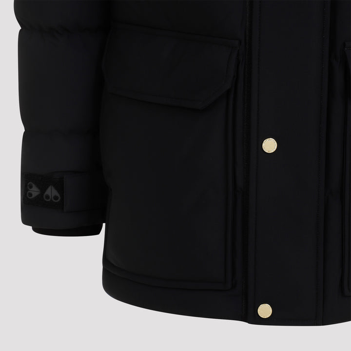 Black Cotton Valleyfield Gold Jacket-4