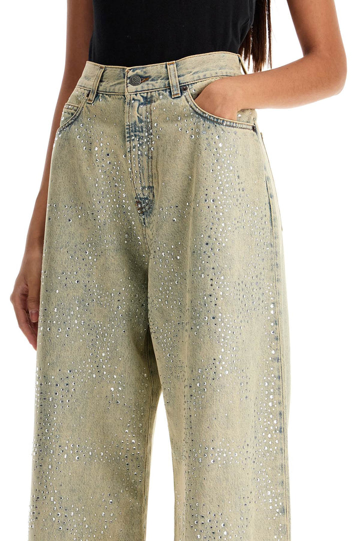 wide leg jeans with rhinestones-3