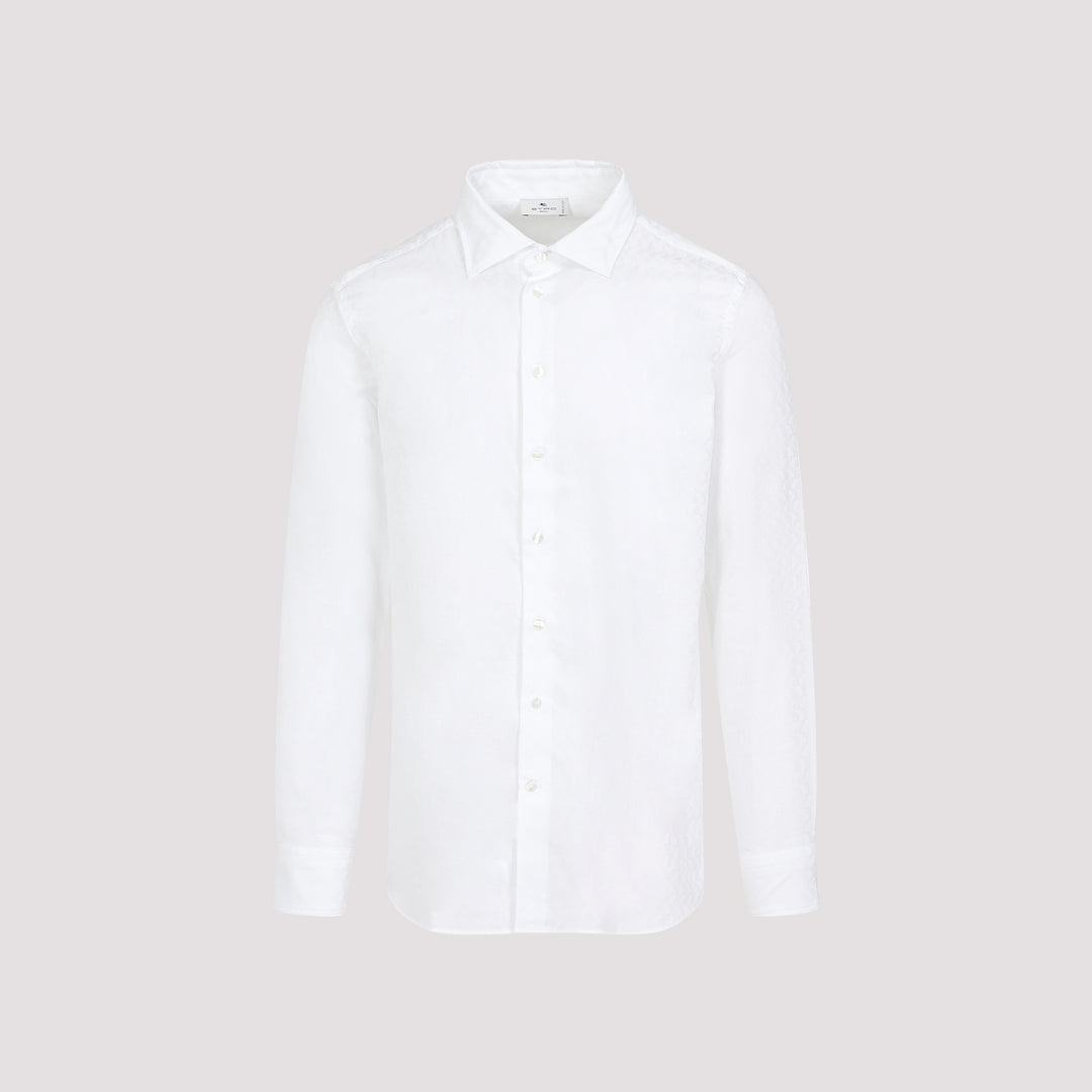 White Roma Cotton Shirt-0