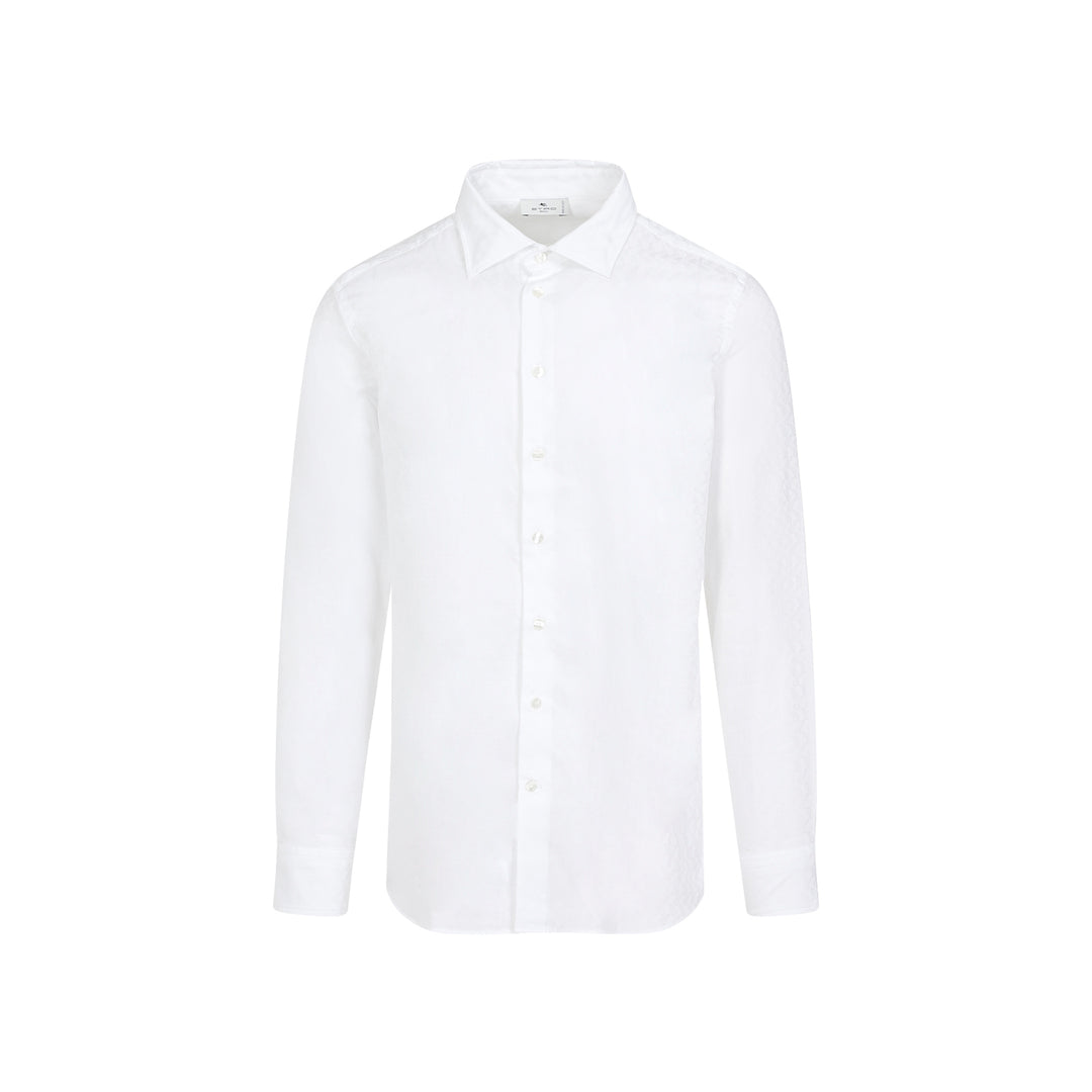 White Roma Cotton Shirt-1