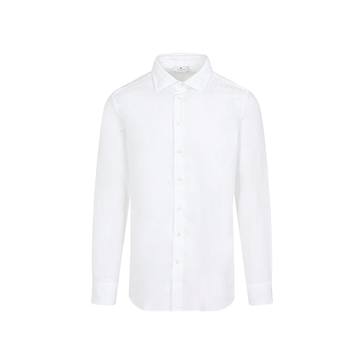 White Roma Cotton Shirt-1