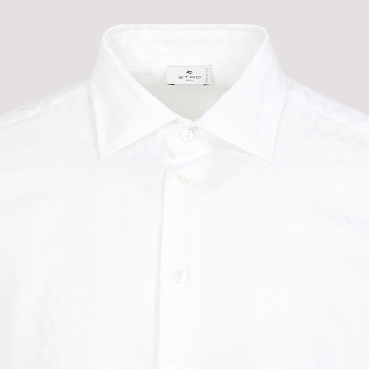 White Roma Cotton Shirt-5