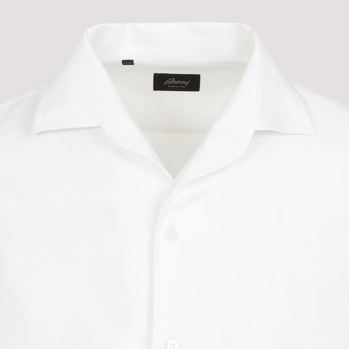 White Cotton Shirt-5