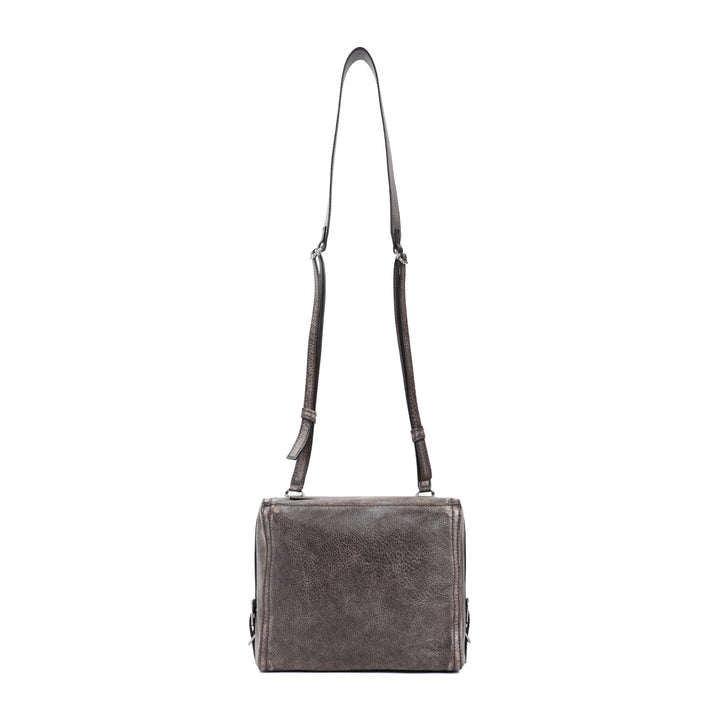 Beige Brown Calf Leather Pandora Small Bag-1