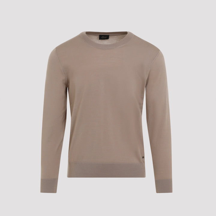 Beige Wool Pullover-0