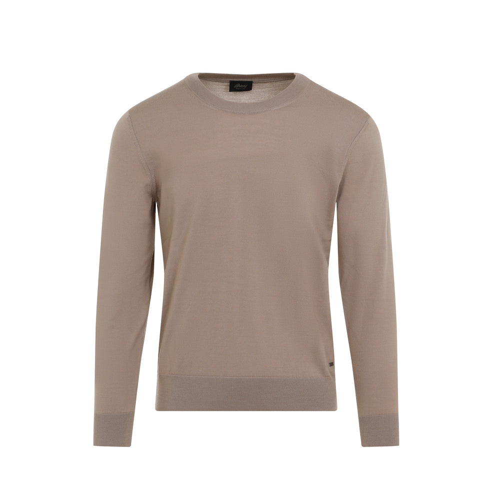 Beige Wool Pullover-1