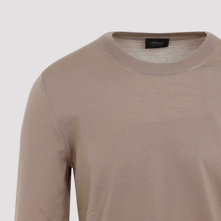 Beige Wool Pullover-3