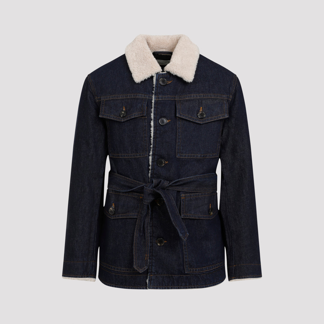 Blue Vedro Cotton Jacket-0