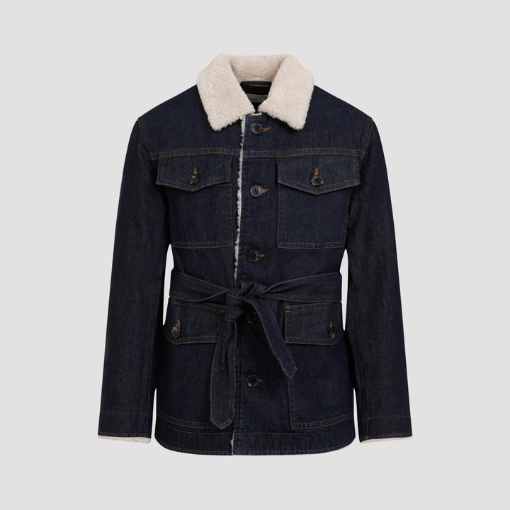 Blue Vedro Cotton Jacket-2