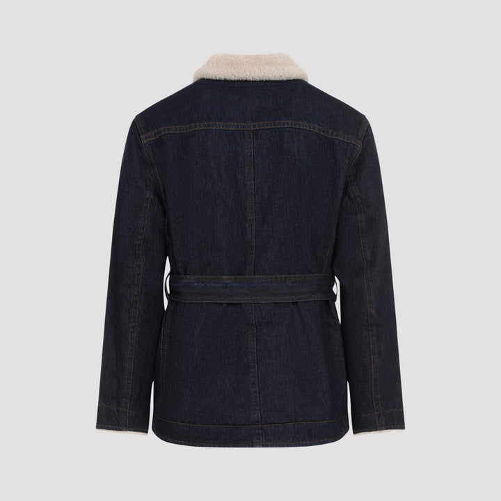 Blue Vedro Cotton Jacket-3