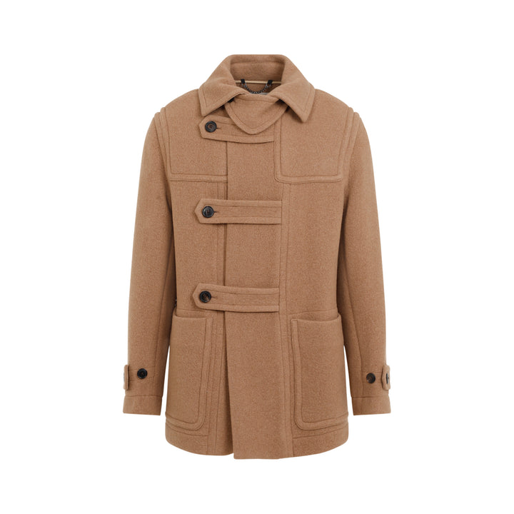 Camel Ranner Wool Coat-1