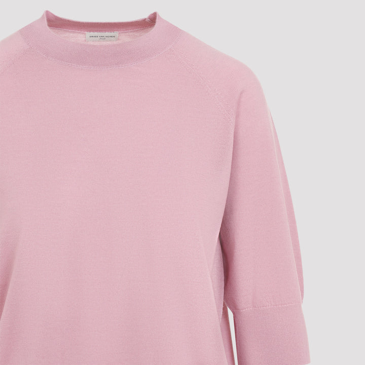 Pink Tuan Merino Wool Pullover-3