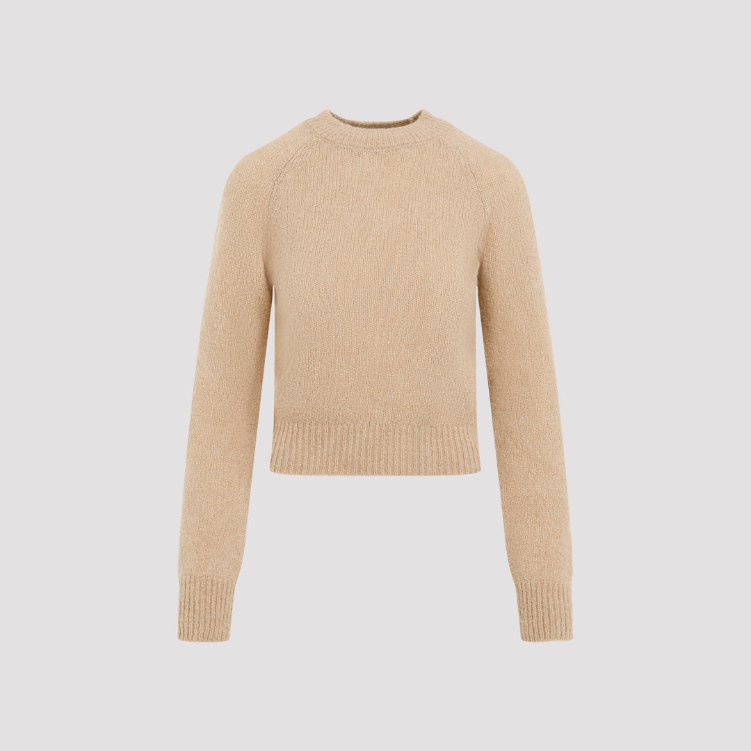 Beige Texas Alpaca Pullover-0