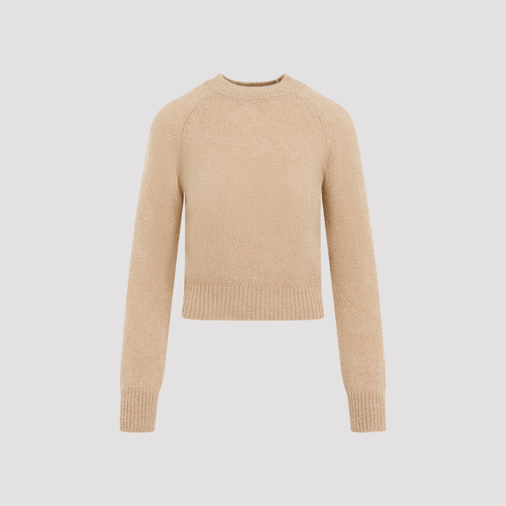 Beige Texas Alpaca Pullover-0