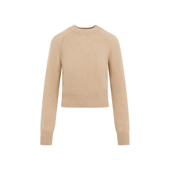 Beige Texas Alpaca Pullover-1