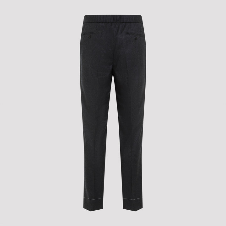 Graphite Grey Wool Melbourne Pants-3