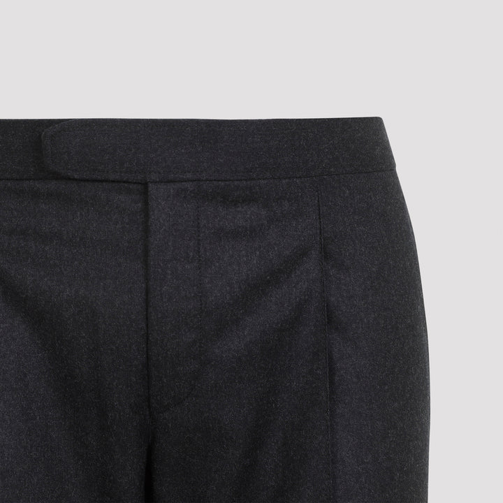 Graphite Grey Wool Melbourne Pants-4