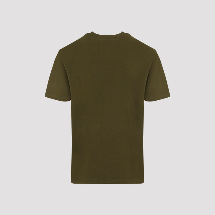 Green Cotton T-shirt-3