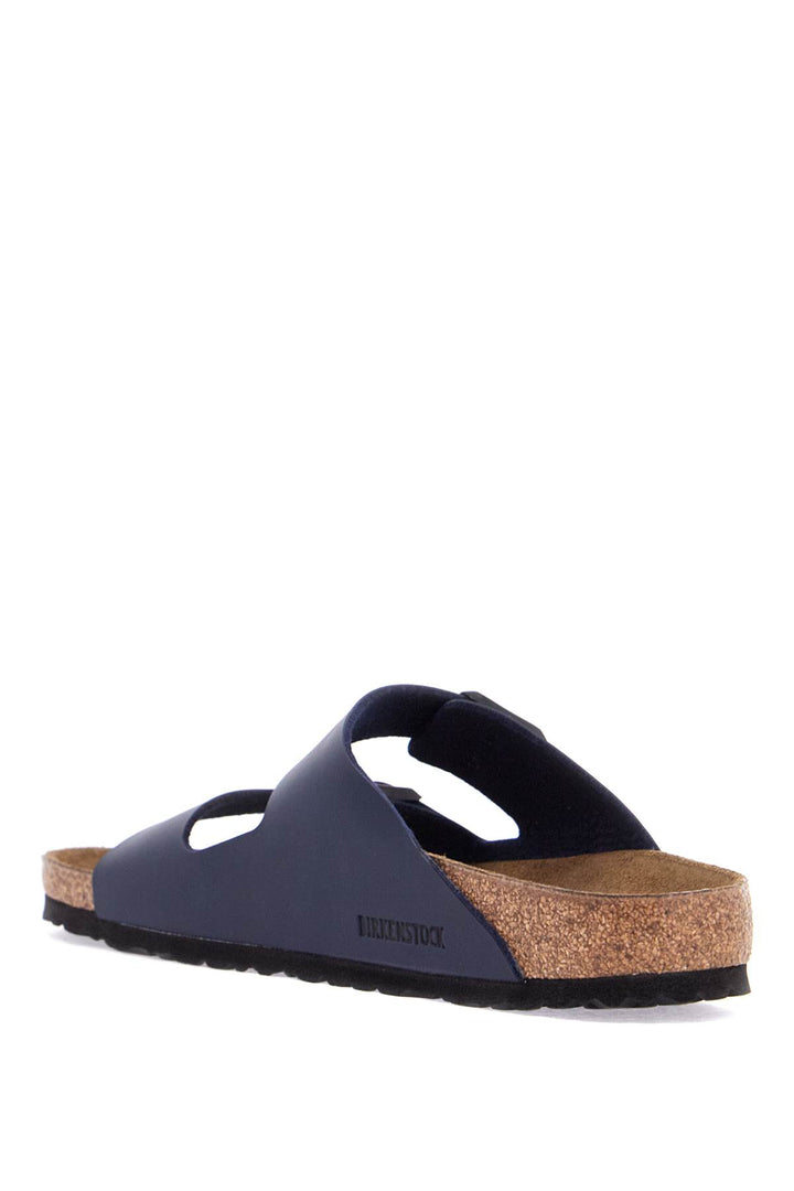 dark blue arizona sandals in birkoflor with cork sole-2