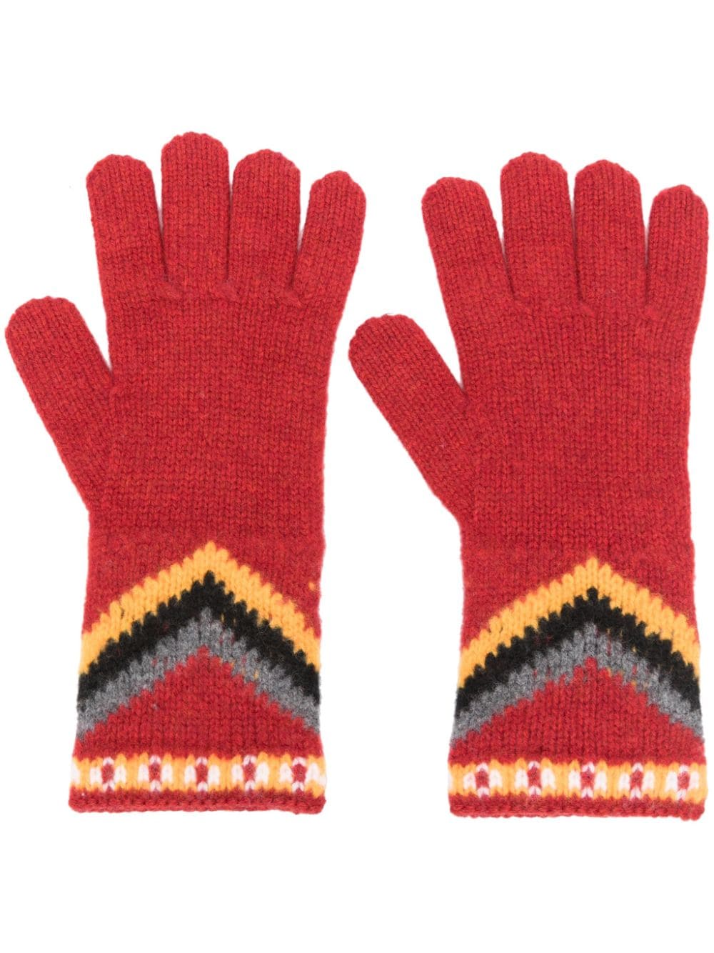 ALANUI Antartic Circle wool gloves-0