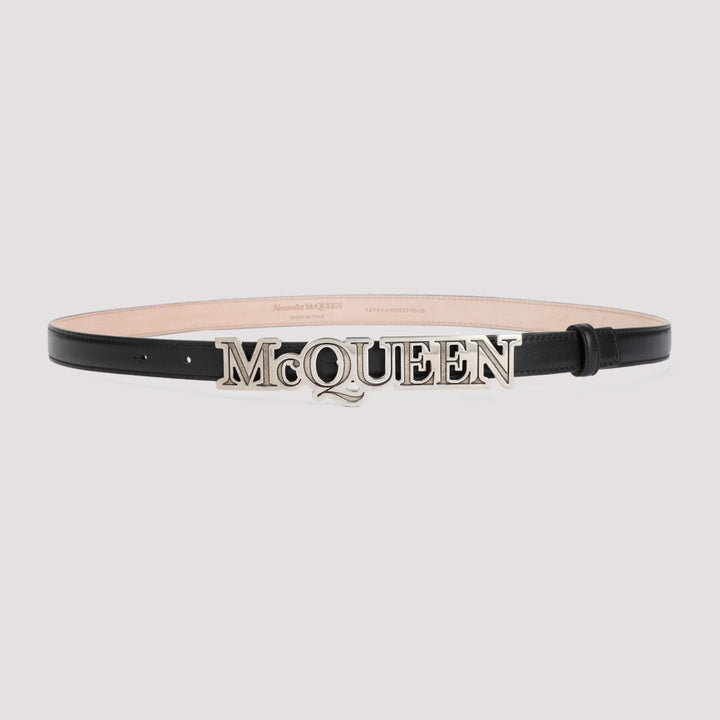 Black Calf Leather Belt-0