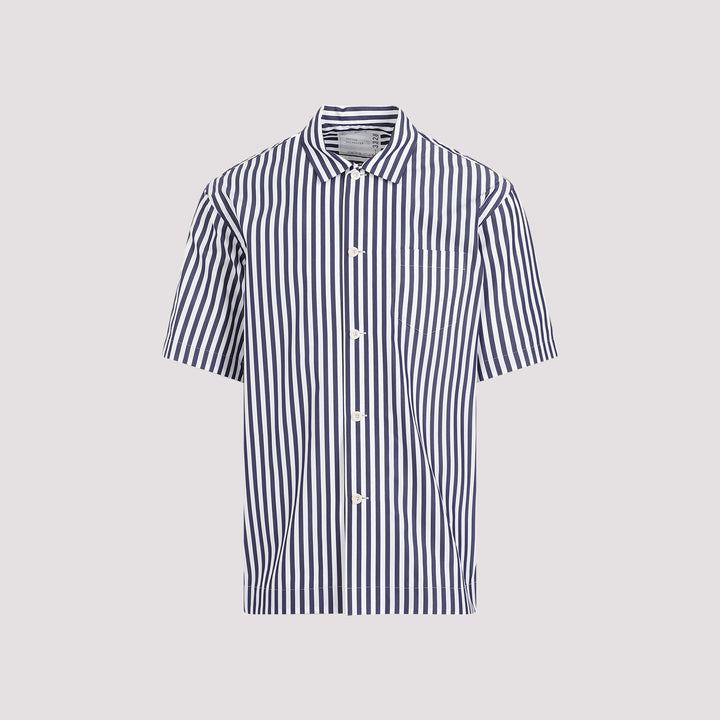 Navy Blue Stripe Shirt-0