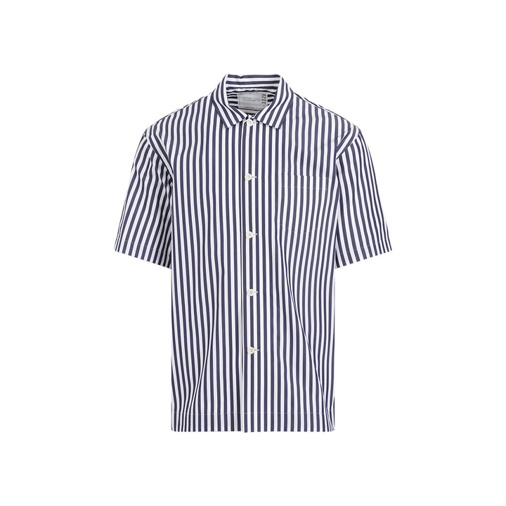 Navy Blue Stripe Shirt-1