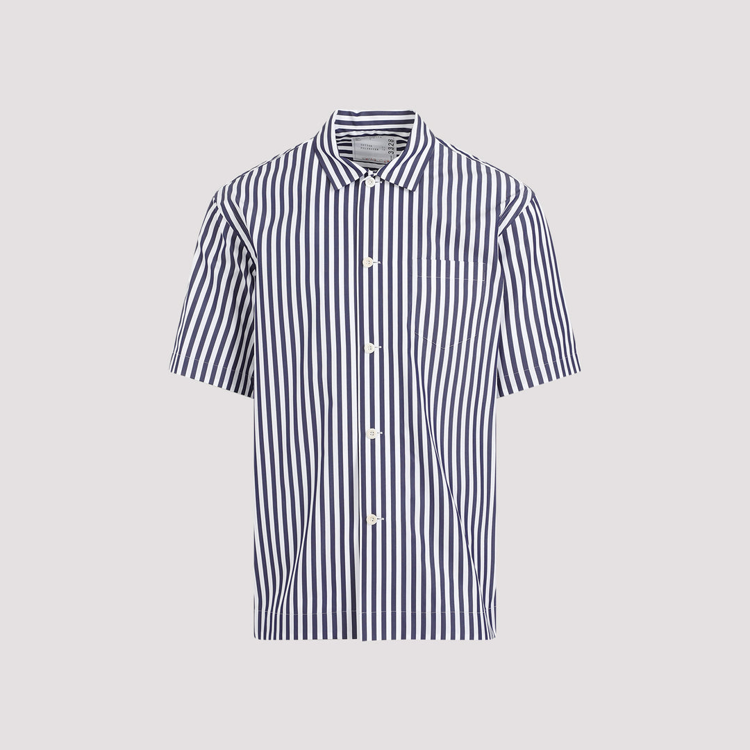 Navy Blue Stripe Shirt-2