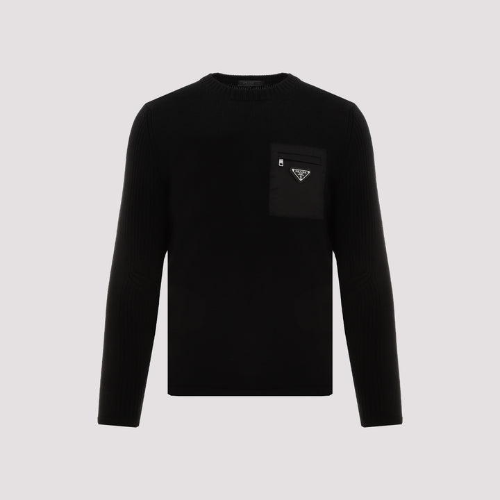 Black Wool Sweater-0