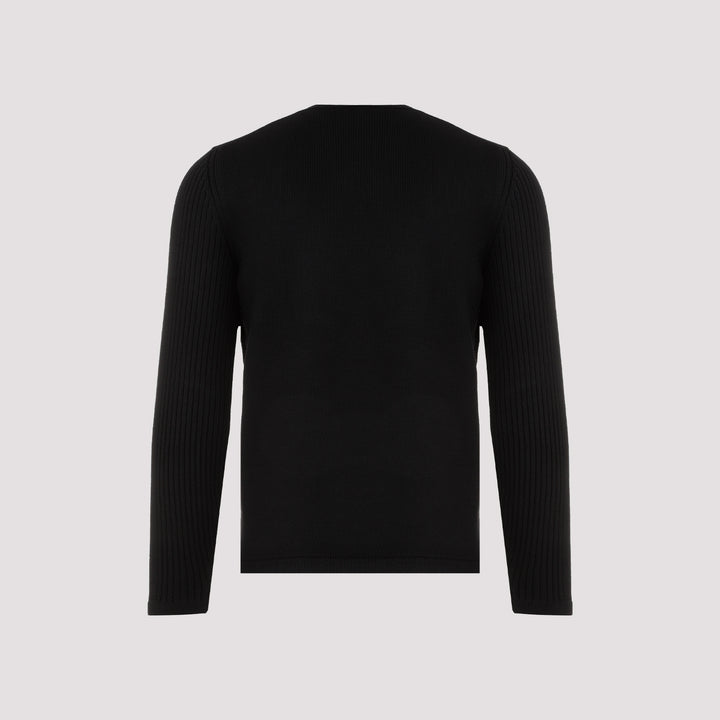 Black Wool Sweater-3