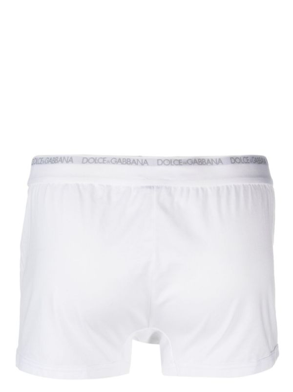 DOLCE&GABBANA logo-waistband cotton boxers-1