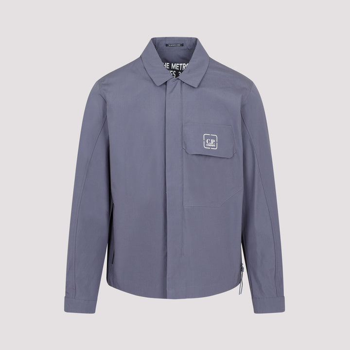 Ombre Blue Metropolis Series Hydro Stop Tela Overshirt-2